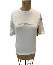 O'Neill Men Rashguard Basic Upf 50 Sun and Rash Protection for Surfing White XL