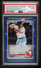 2020 Bowman Chrome Sapphire Edition Prospect Brandon Howlett PSA 9 MINT Auto g6p
