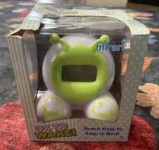 Mirari OK To Wake Children  s Alarm Clock Nightlight Toddler Stay-In-Bed Clock