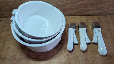 3er Set Pfannen Arcoflam Frankreich - Arcopal