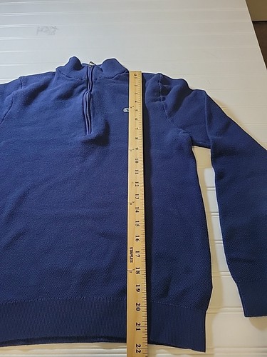 Vineyard Vines Blue 1/4 Zip Pullover Sweater Sweatshirt Kids/Youth Size XL 18 - Picture 5 of 9