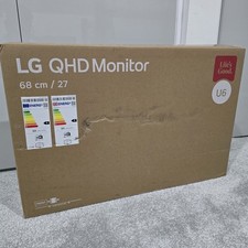 LG 27U631A-B 27" QHD IPS LCD 100Hz Monitor Black Grade A 249A