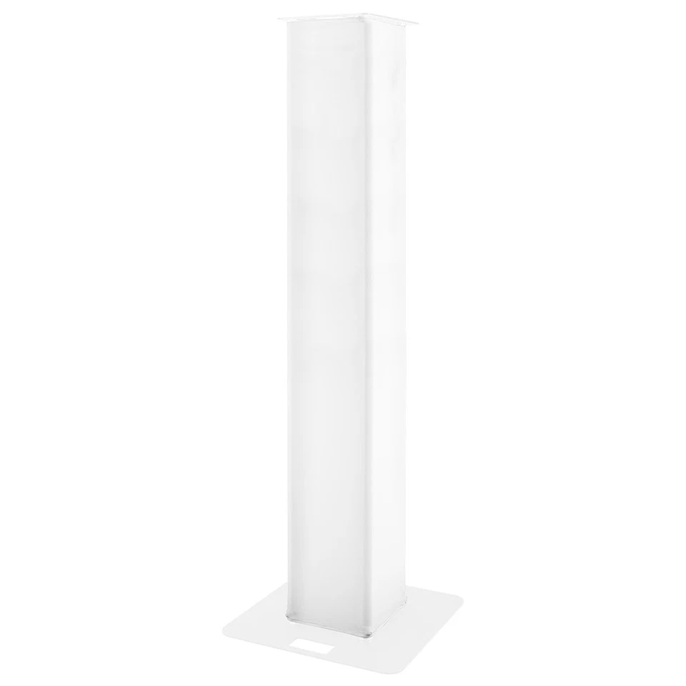 BeamZ Pro P30 Tower - 2m White Lycra Cover for DJ Light Podium Setup - Image 3 of 4