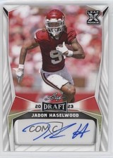 2023 Leaf Draft Auto Jadon Haselwood #BA-JH1 Auto 11h3