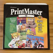 PrintMaster 10 PC CD-ROM - 58,000 images, Windows Print Master