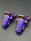 TMNT Muta Force Dynatronic Donatello PLATED PAD Shoulder Armor L&R Set Lot VTG