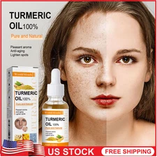 10ml Turmeric Face Oil Dark Spot Corrector - Brighten Skin, Firm, Reduce Wrinkle