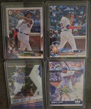 4 2018 DOMINIC SMITH ROOKIE CARD LOT BOWMAN DK TOPPS PHOENIX BRAVES METS
