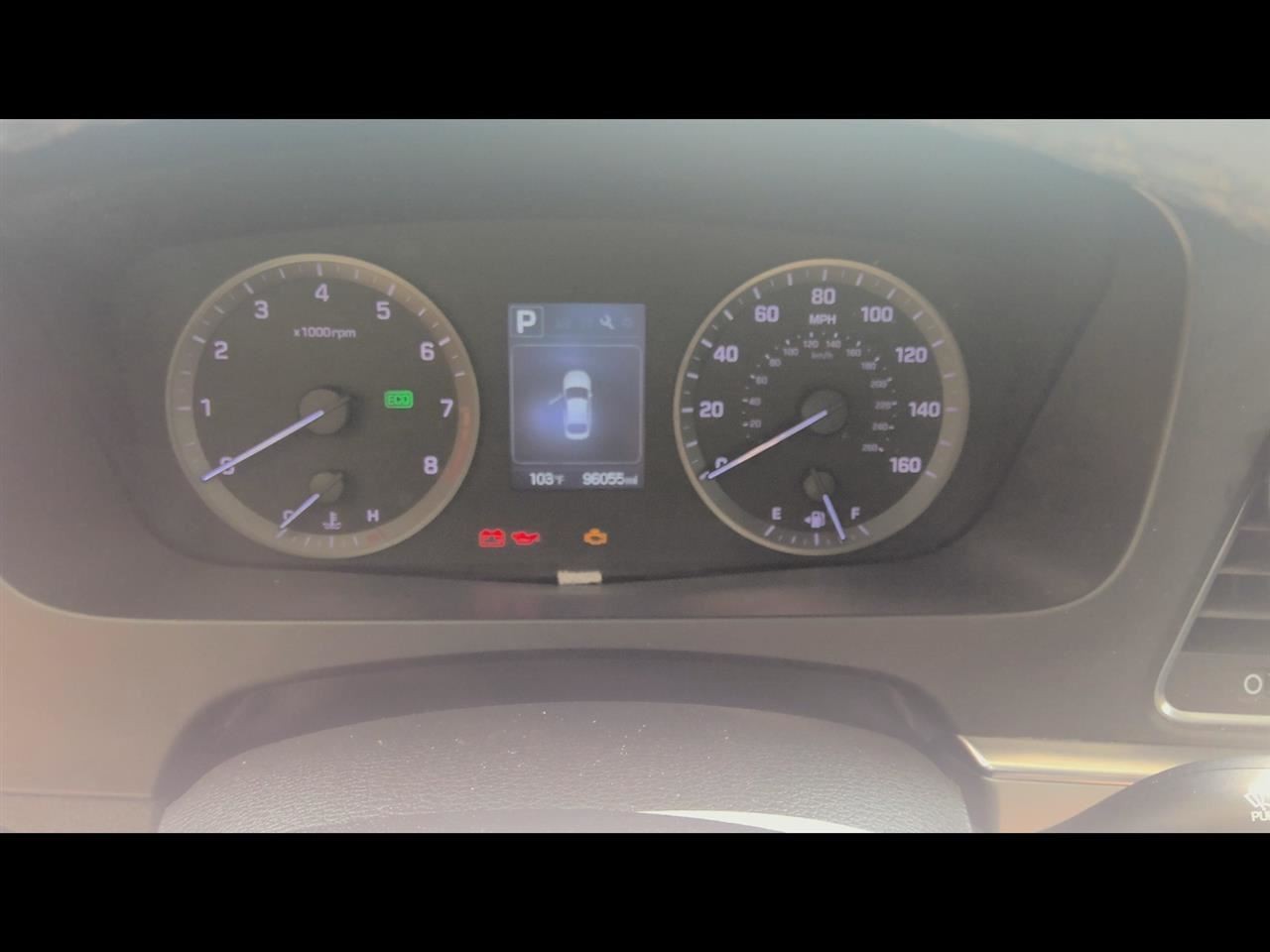 Rear View Mirror With Automatic Dimming Korea Built Fits 11-19 SONATA 1326988