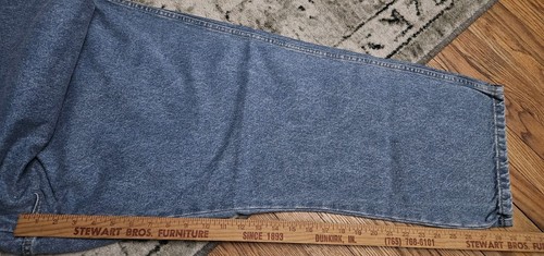 NWT Cabela's Men's Roughneck Relaxed Fit Cotton Denim Blue Jeans Size 46x29 - Picture 9 of 9