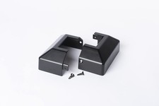 Post Cover Plate for 2" Floor Flange, 2-Piece, Flange Base 2'' cover, Black
