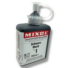 Mixol Stainer Oxide Dark Black 200ml Highly concentrated water or oil liquid