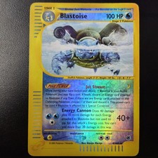 Pokémon TCG Blastoise Expedition Set Base Reverse Holo Card 4/165 MP/HP