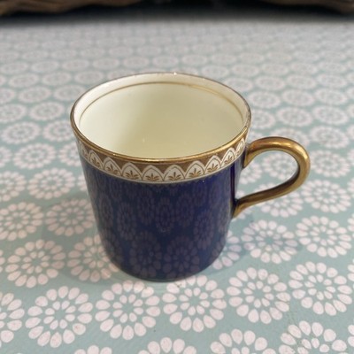 Aynsley 3878 Kobaltblau, Gold Vergoldet Demitasse oder Espresso CSB