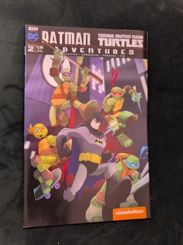 BATMAN TEENAGE MUTANT NINJA TURTLES ADVENTURES #2 NICKELODEON BILLY VARIANT 1