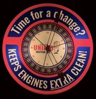 Vtg ESSO Uniflo Motor Oil Spinner ADVERTISING CLOCK Sign Thermometer Pam Gas