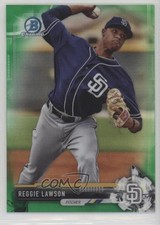 2017 Bowman Chrome Prospects Green Refractor 36/99 Reggie Lawson #BCP165 k0w