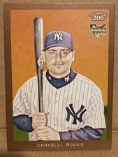 2009 Topps T-206 Francisco Cervelli Rookie Card #121 Bronze Parallel Yankees RC. rookie card picture