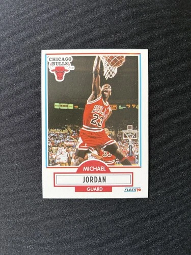 1990 Fleer Basketball Card #26 Michael Jordan
