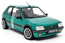 Norev 1/18 - Peugeot 205 GTi 1.9 Griffe 1990 Green Diecast Model Car