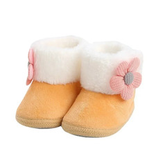 New Fashion Comfortable Shoes Newborn Baby Girls Boys Soft Booties Solid Pompom