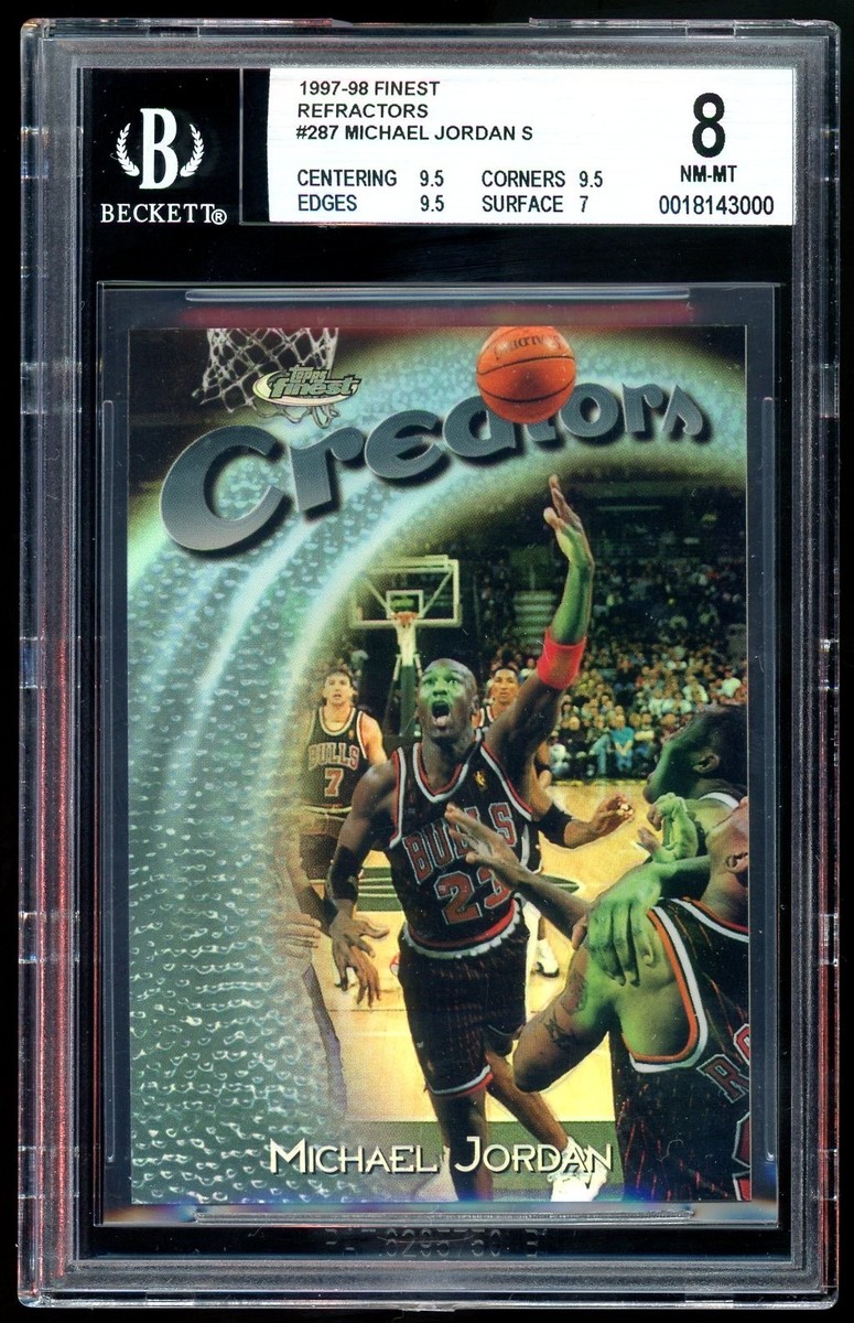 1997-98 Topps Finest - Uncommon - Silver Michael Jordan #287
