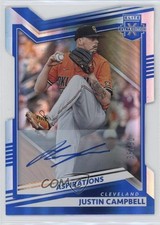 2022 Panini Elite Extra Edition 35/50 Justin Campbell #37 Auto 1aj4