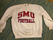 Vintage Russell Athletic SMU Football Sweatshirt XL * Made In USA