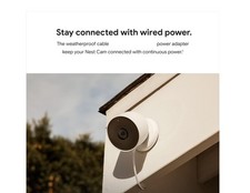 Google Weatherproof 33 ft Cable for Nest Cam ...