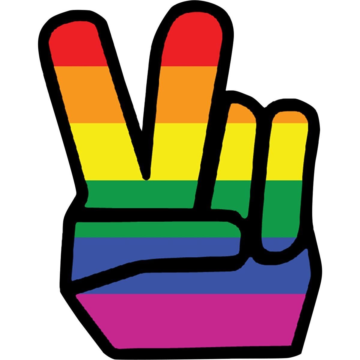 Noso Patches Peace Pride Patch Один цвет, один размер