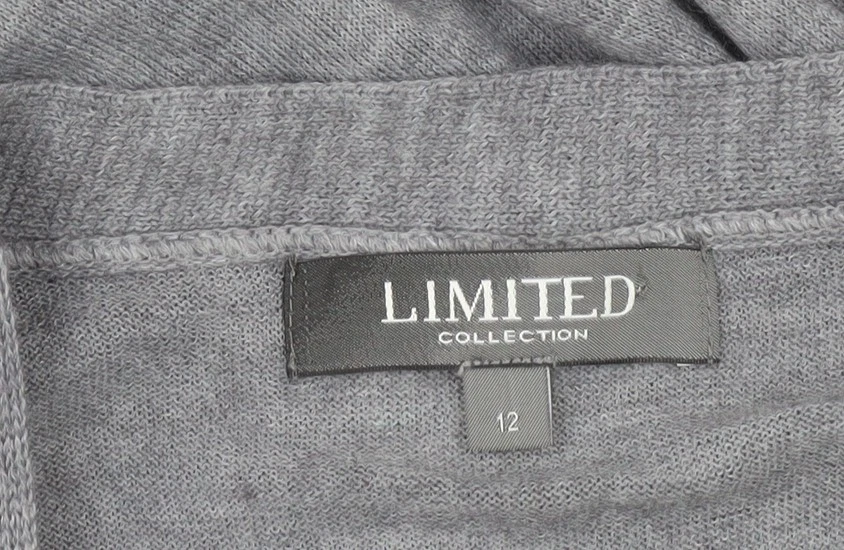 Cárdigan gris con cremallera para mujer Marks and Spencer talla 12 Foto 4 de 4