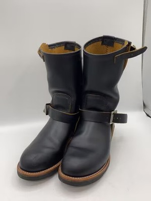 RedWing Stiefel 2966 Leder Schwarz Engineer Boots Größe 9D