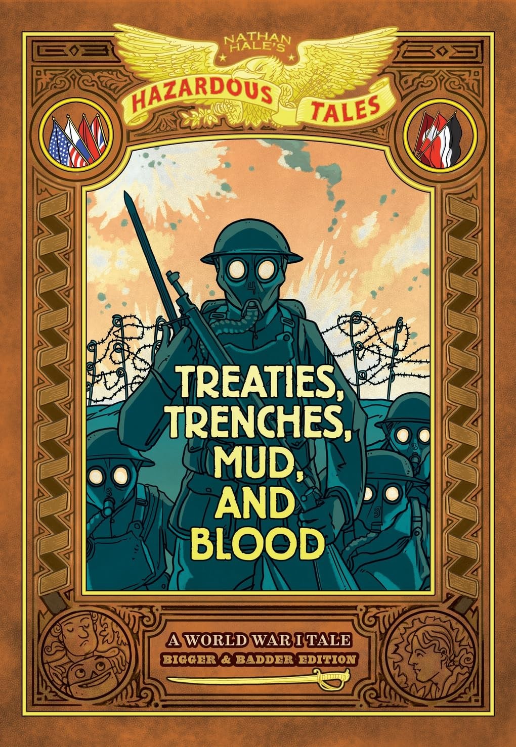 Treaties Trenches Mud and Blood Bigger Badder Edition by Nathan Hale HARDBACK - Image 3