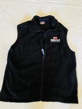 NRA-ILA Fleece Vest Mens 2XLarge Black Full Zip Made In USA Gun Rights Logo