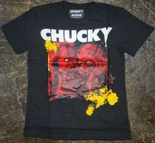 Chucky & Bride of Chucky Unisex T-Shirt Black Horror Movie Graphic Reason