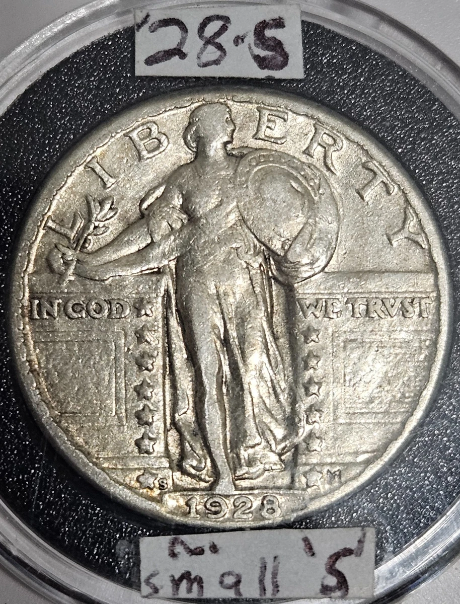 25+ Silver 1928 Year Standing Liberty US Quarters (1916-1930) for