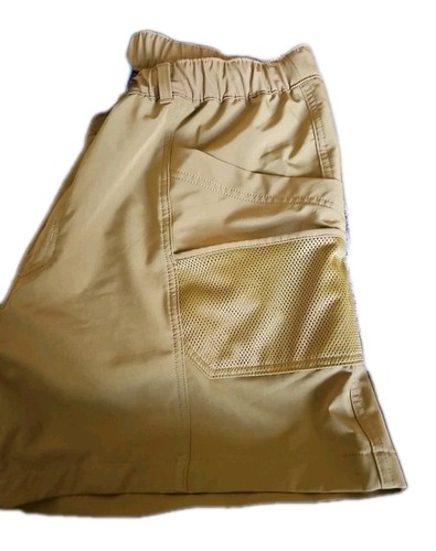 Carhartt Women's XL 16-18 Beige Phoenix Force Relaxed Fit 5-Pocket Shorts Work E