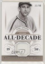 2014 Panini National Treasures All Decade 21/99 Luke Appling #18 HOF 3c6