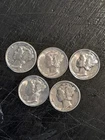 Mercury Dime Lot of 5 - Better Grades.  #4