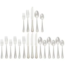 Complete Service for 4 - Dishwasher Safe Flatware Set, 20-Piece Stainless Steel