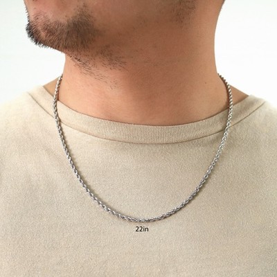 Nuragold 10k Real Yellow Gold 5mm Rope Chain Diamond Cut...