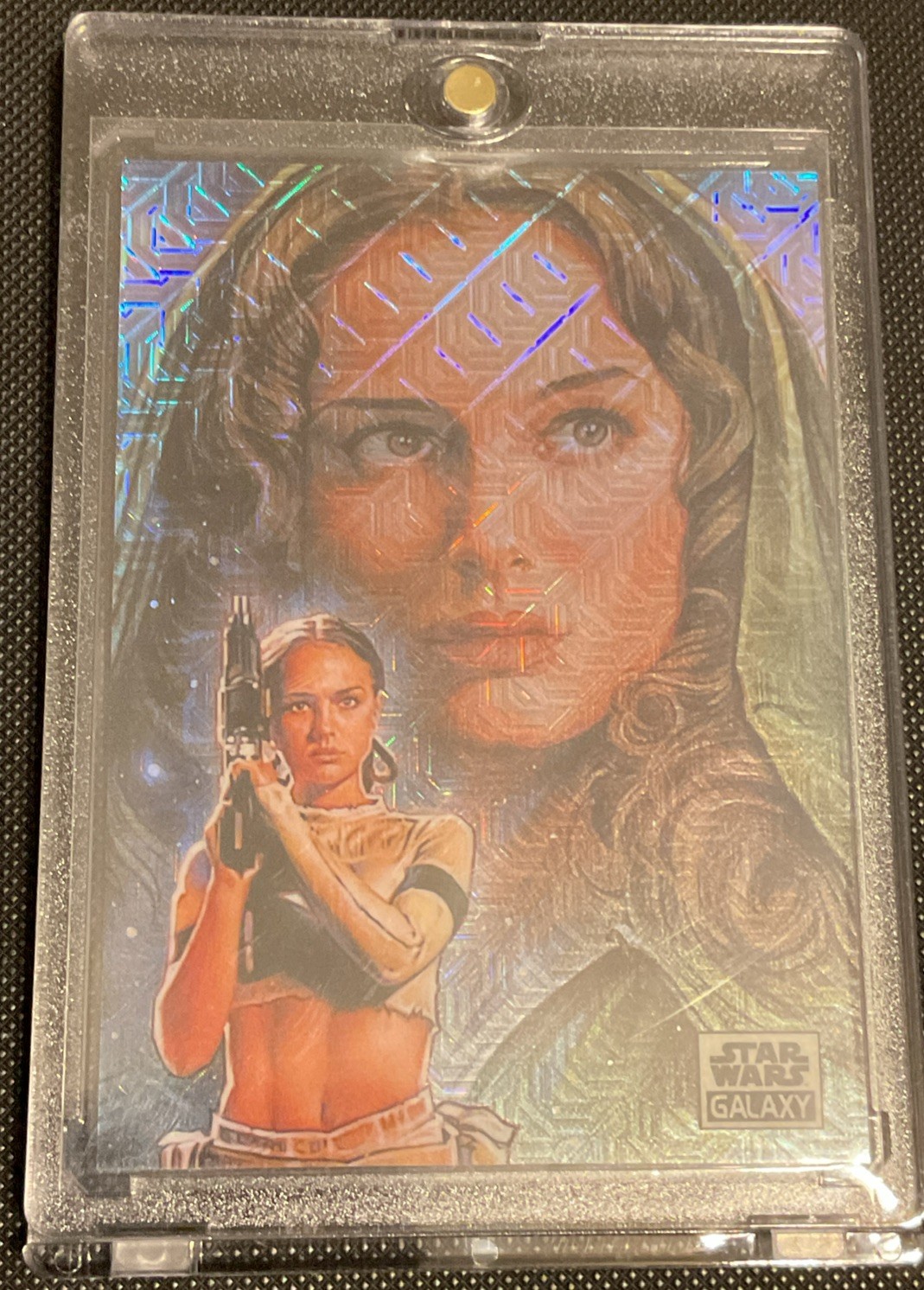 2021 Topps Star Wars Galaxy Chrome Padme Amidala #40 Mojo /50