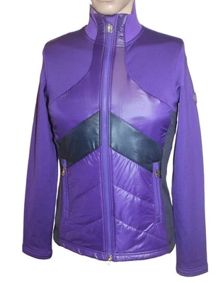 Bogner Damen Sweater Jacke CAMY Lila/Schwarz Größe 36 S Neu - Bild 1 von 4