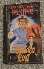 R.L. Stine Fear Street Sagas #5 The hidden evil series vintage YA horror 1st Ed