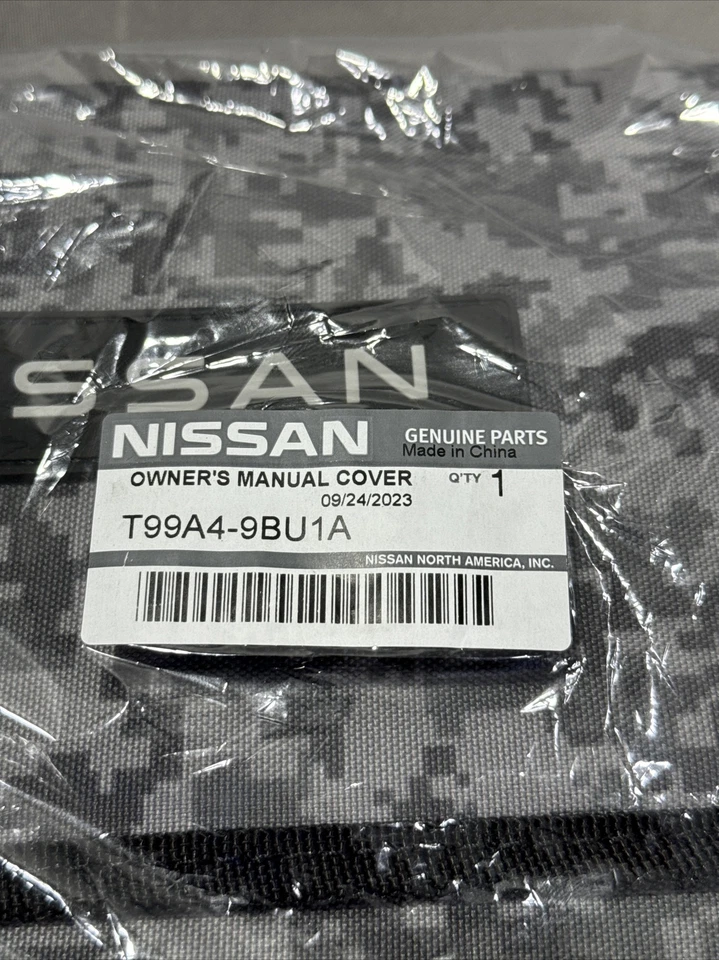 Funda Manual Propietarios Nissan NUEVA Camuflaje Aventura Cubierta Bolsa Soporte de Fábrica Foto 2 de 4