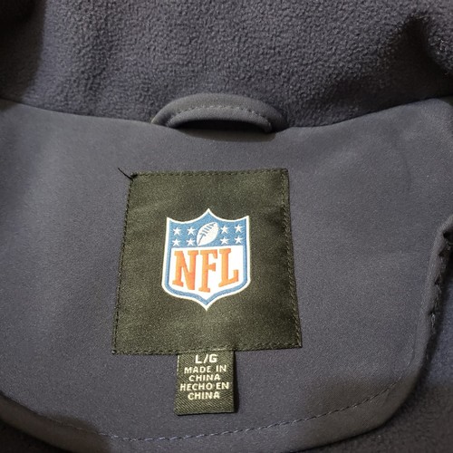 NFL St Louis Rams Jacket Mens Large Blue Gold Vintage Full Zip Fleece Line - Picture 12 of 15