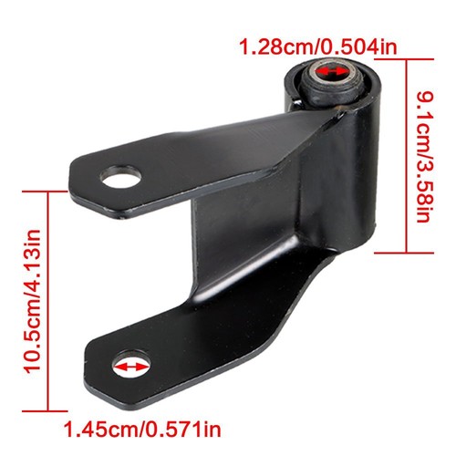 Rear Leaf Spring Shackle Bracket Pair & Repair Kit For Bronco Pickup F150 4WD - Picture 2 of 11