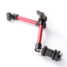11inch Adjustable Friction Articulating Magic Arm for Clamp Monitor LED DSLR Red