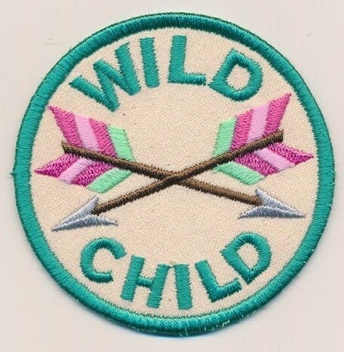 Wild Child Embroidered Patch - available in 2 sizes