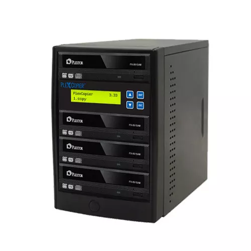 PlexCopier 1 to 3 Plextor Burner CD DVD Duplicator Copy Tower Disc Copier